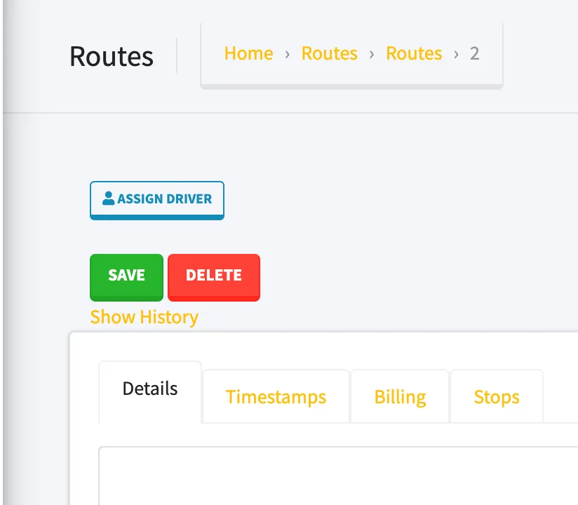 Welcome page