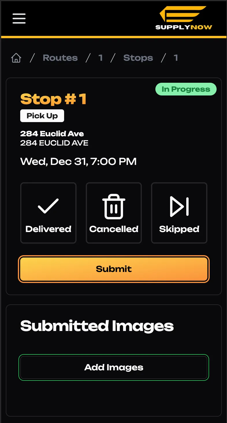Welcome page